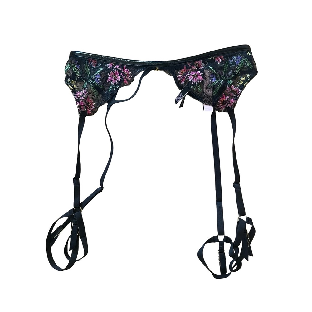 Victoria's Secret Very Sexy Floral Lace Garter Belt
